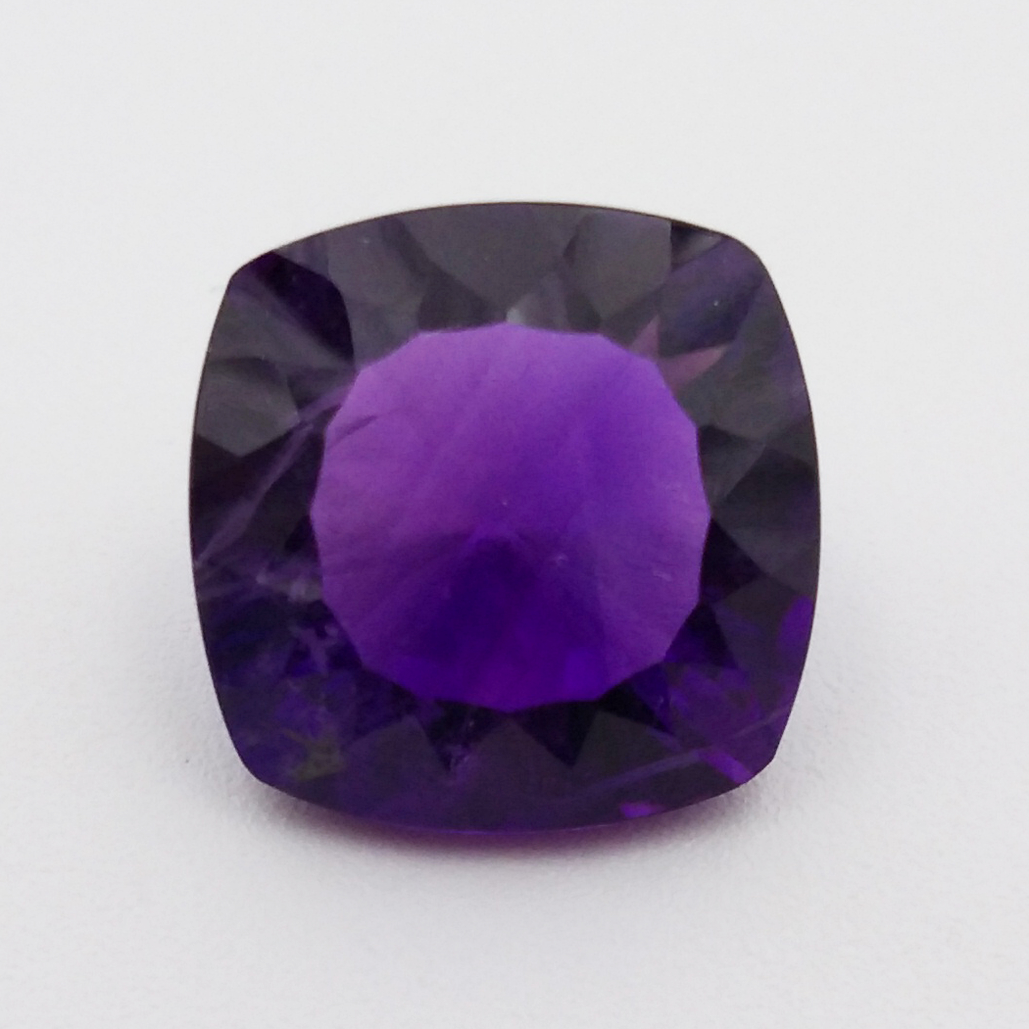 Af.Amethyst Cushion Concave Cut