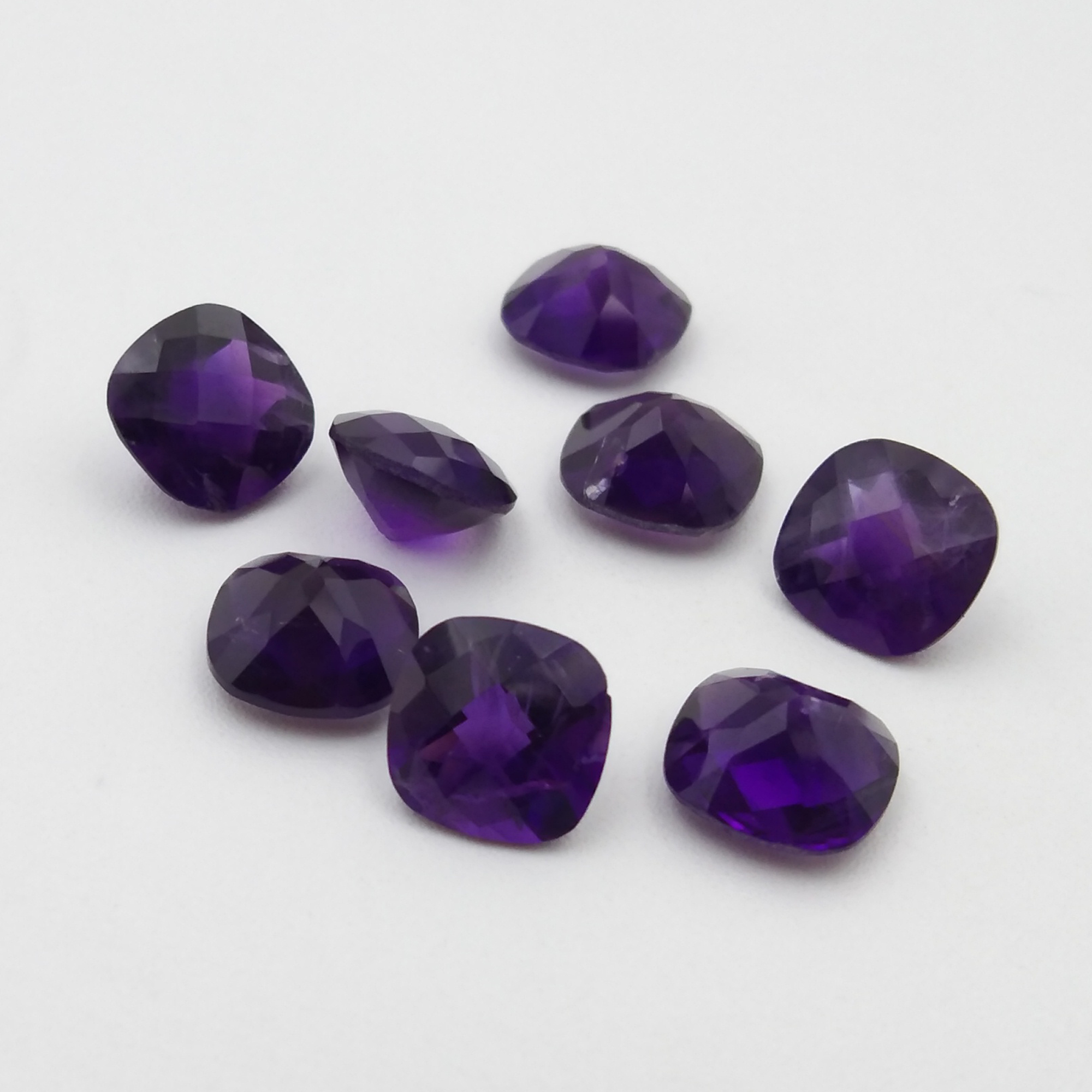 Af.Amethyst Cushion Checker Cut