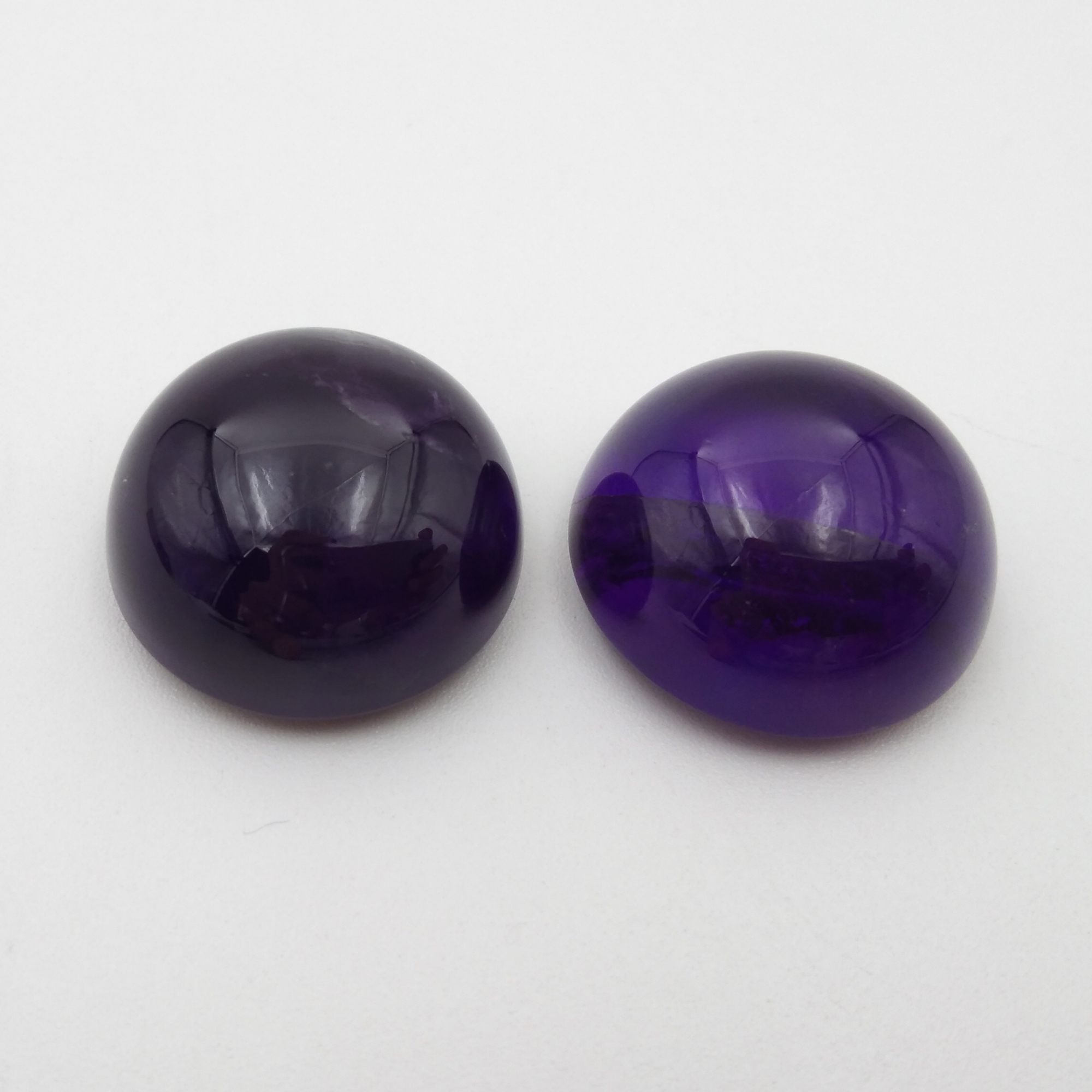 Af.Amethyst Round Cabochon   