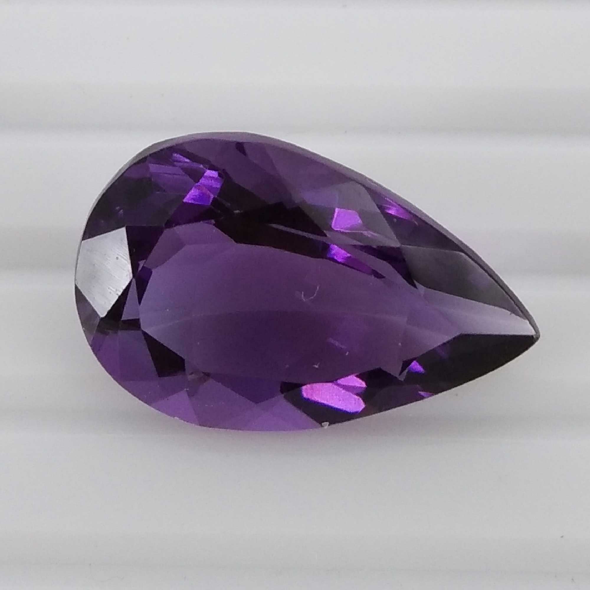 Amethyst Pear Cut