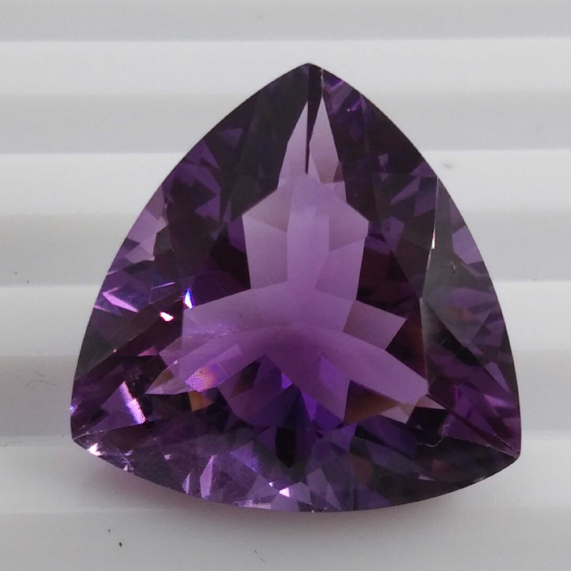 Amethyst Trillion Cut