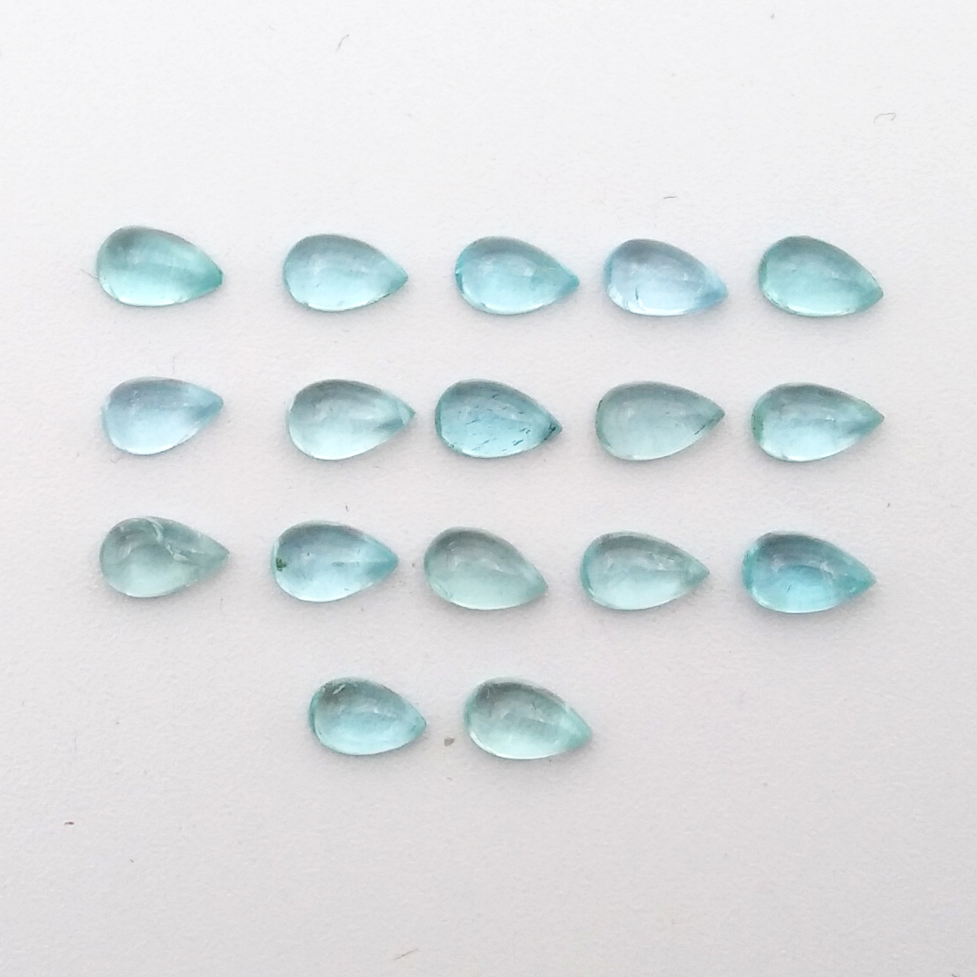 Apatite Pear Cabochon   