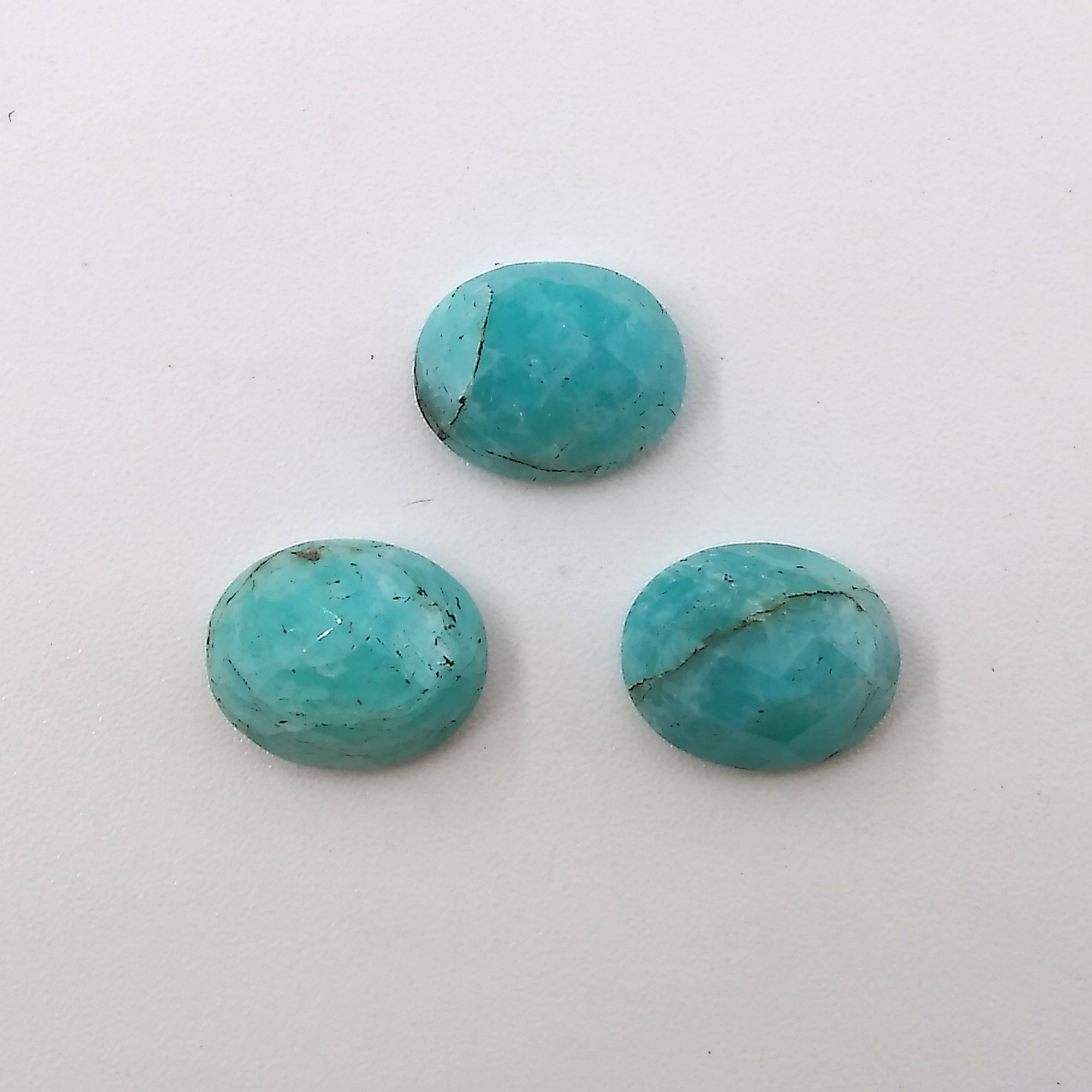 Amazonite Oval Rose Cut