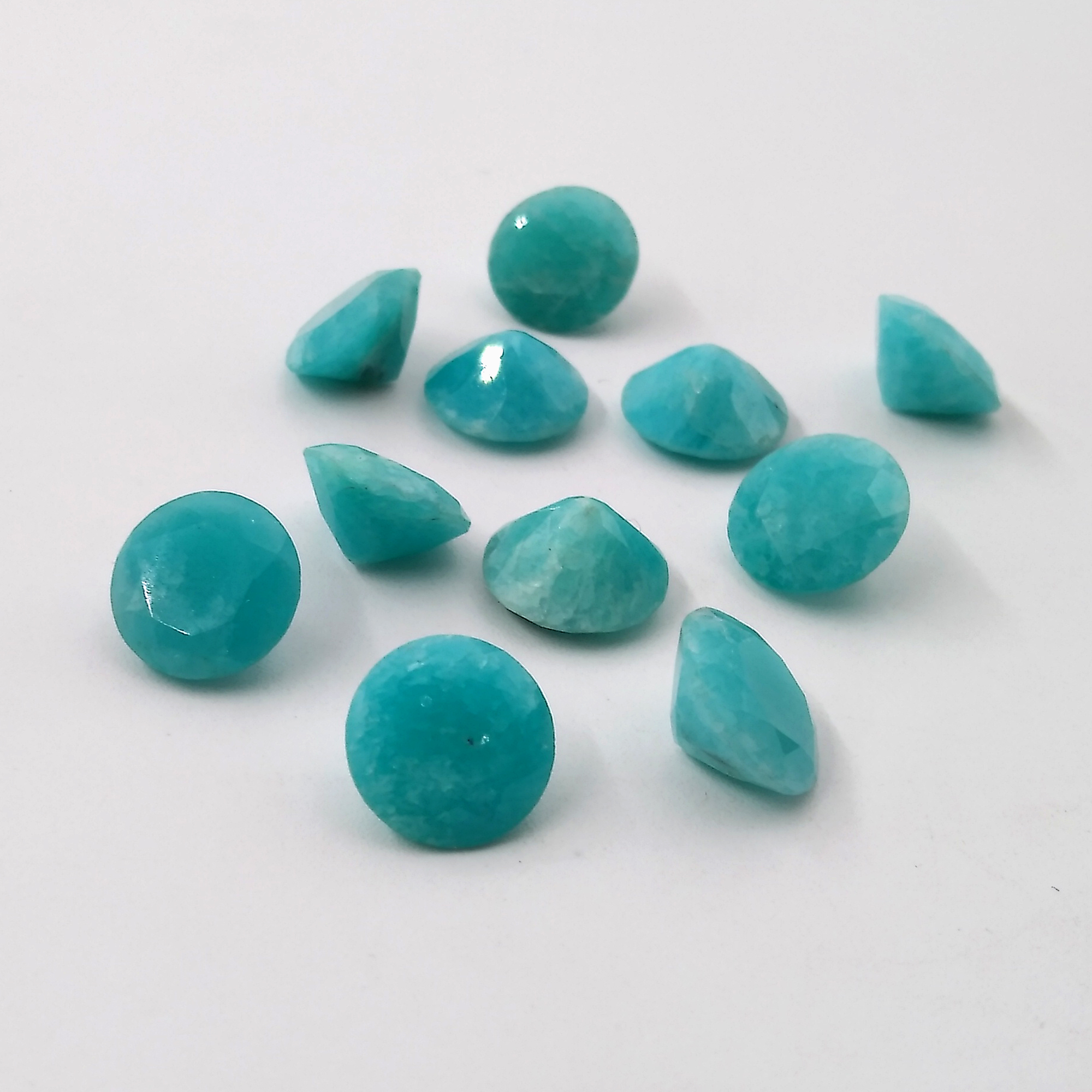 Amazonite Round Cut