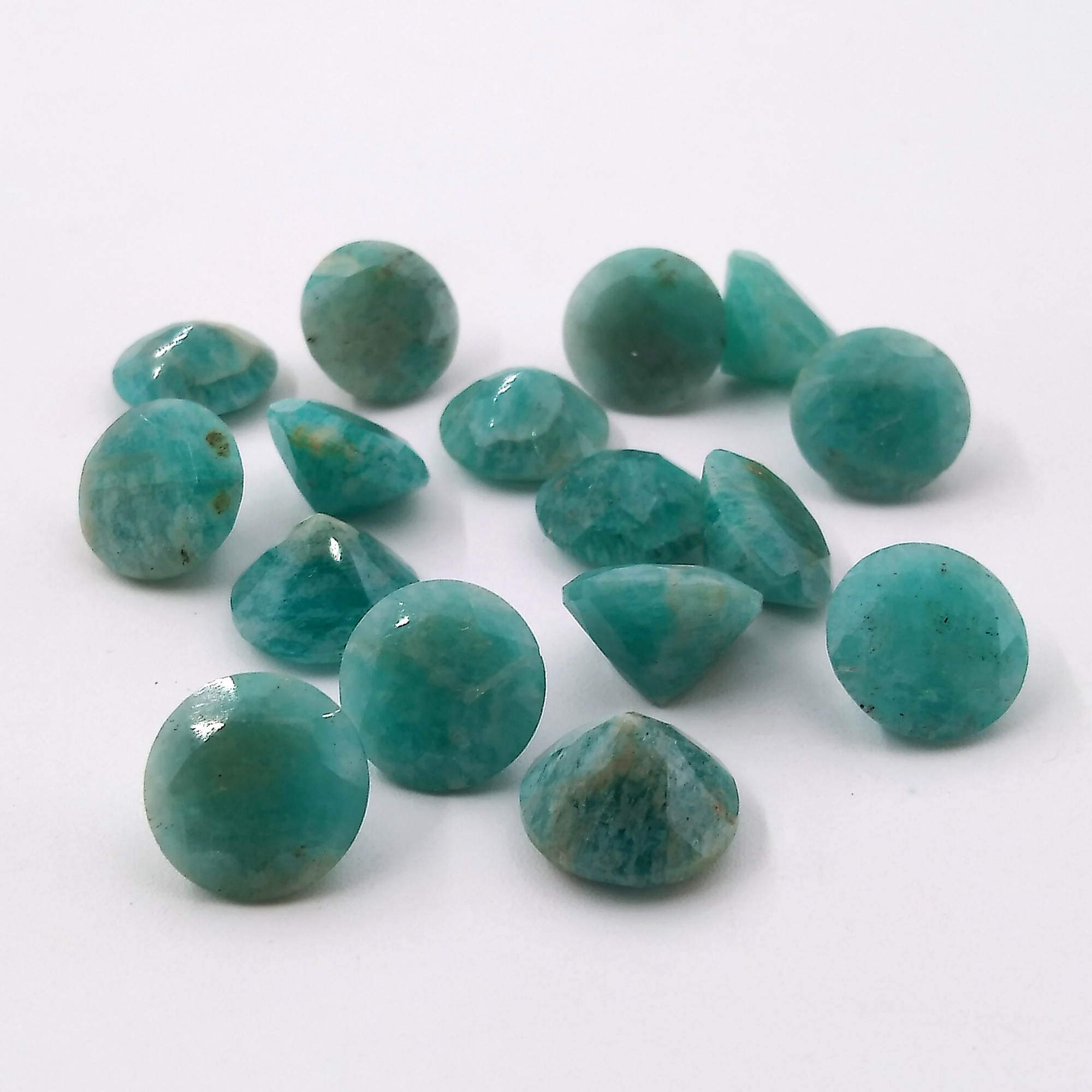 Amazonite Round Cut