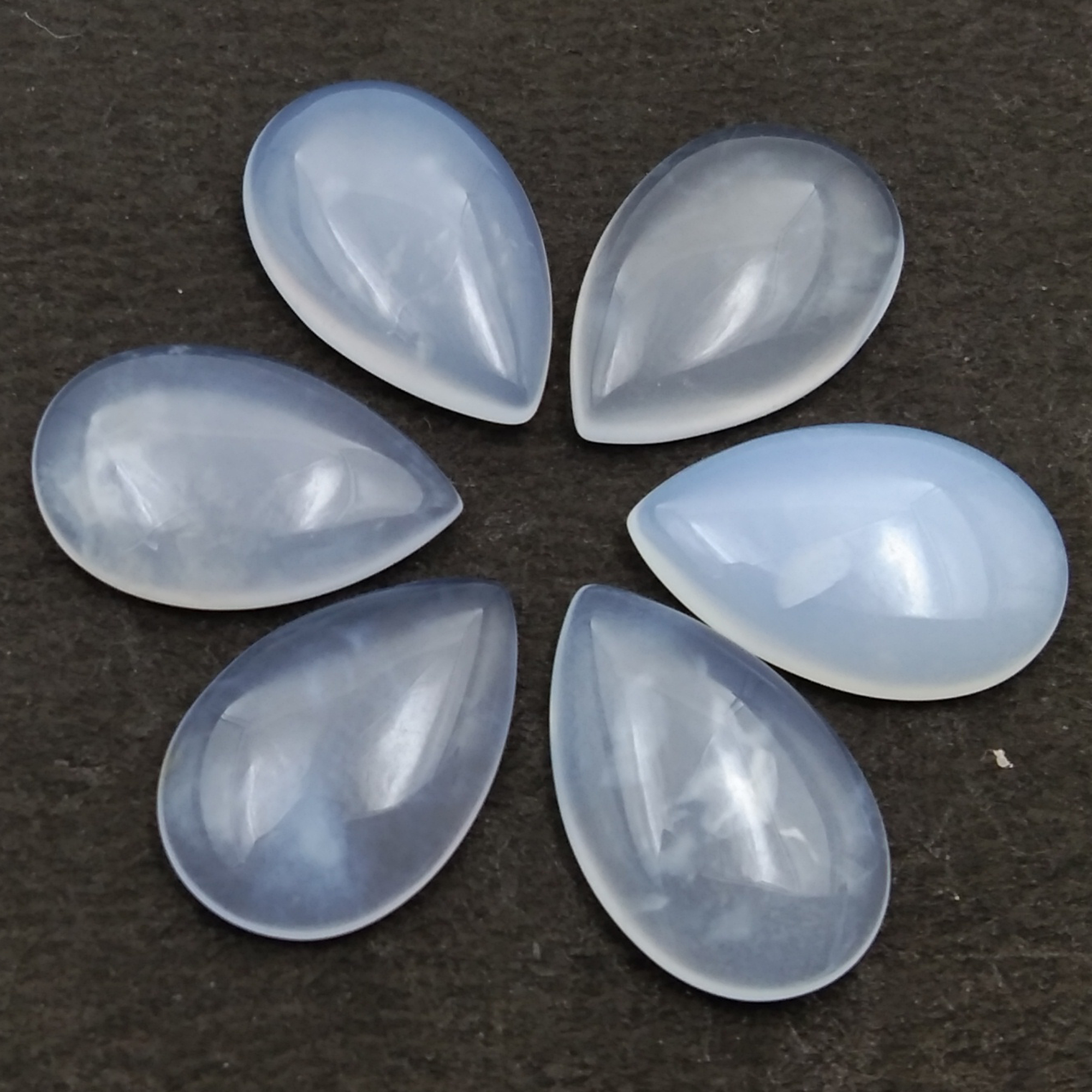 Chalcedony Pear Cabochon   