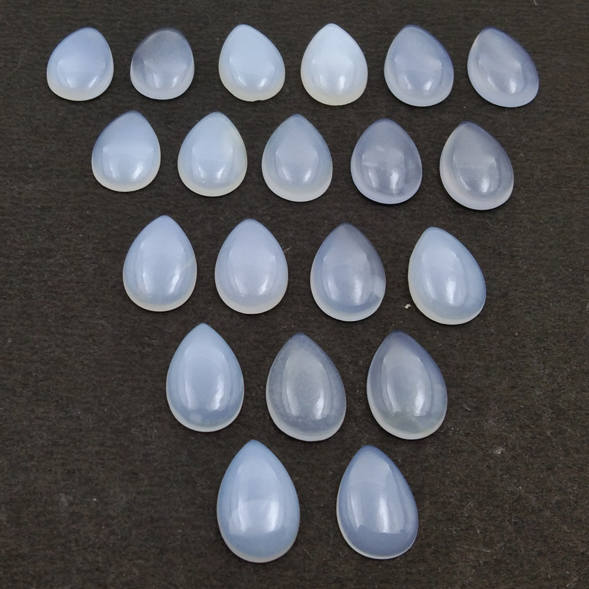 Chalcedony Pear Cabochon   