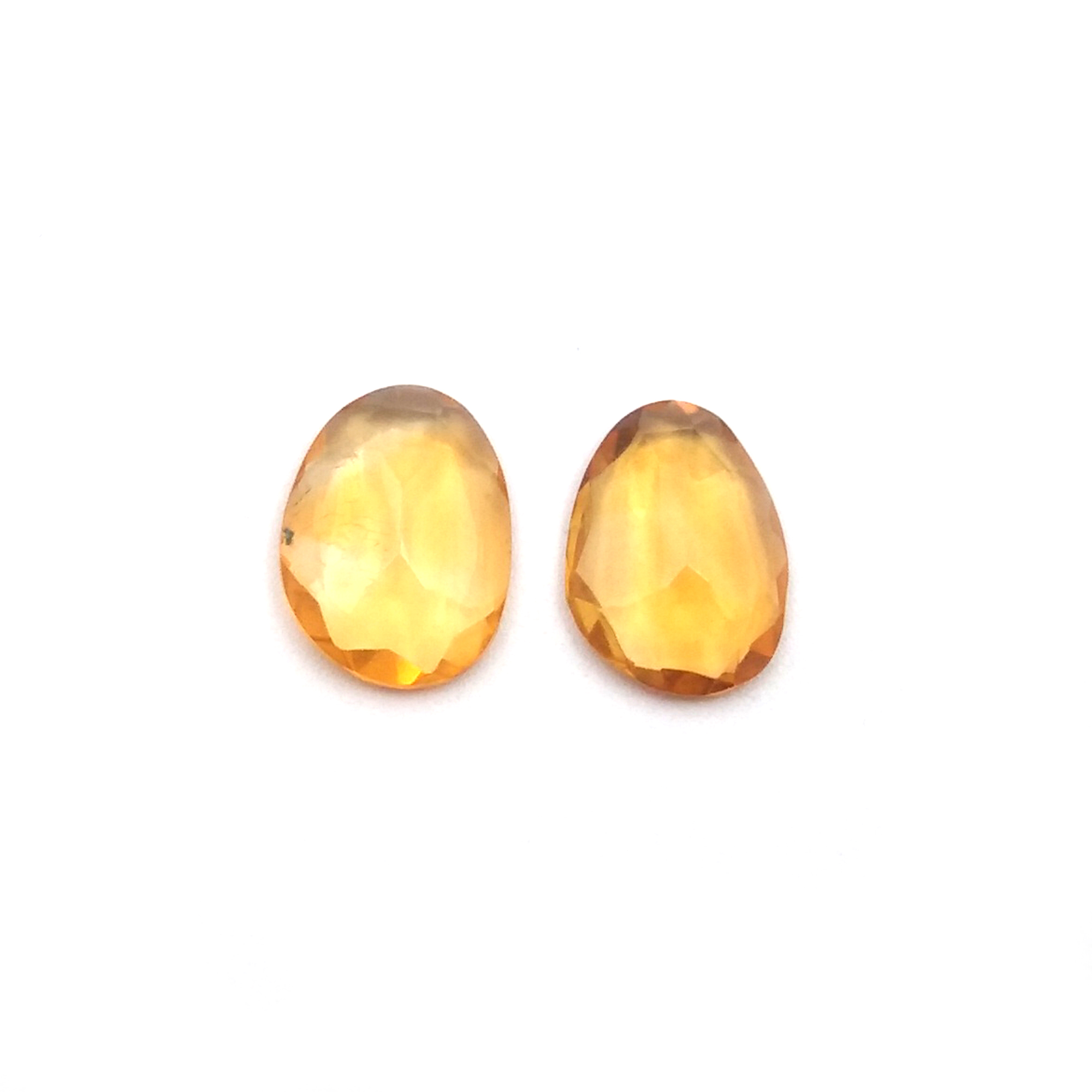 Citrine Fancy shape Slice Normal Cut