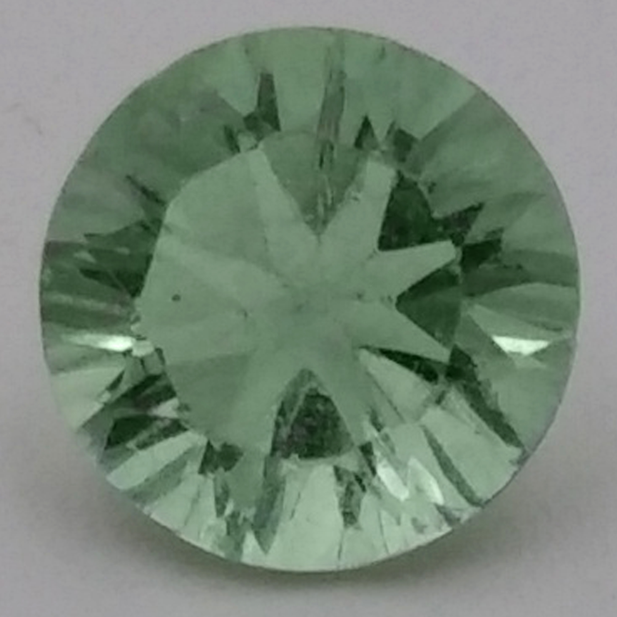 Fluorite Round Concave Cut