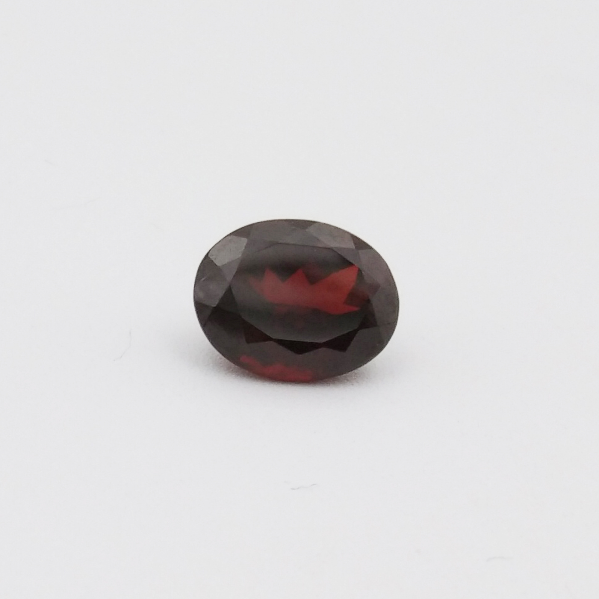 Garnet Oval Cut