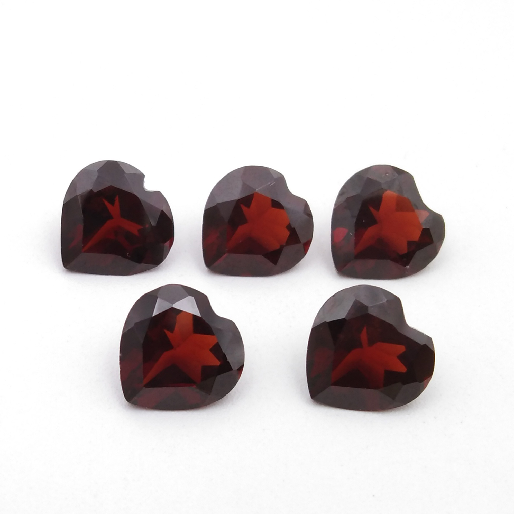 Garnet Heart Shape Cut