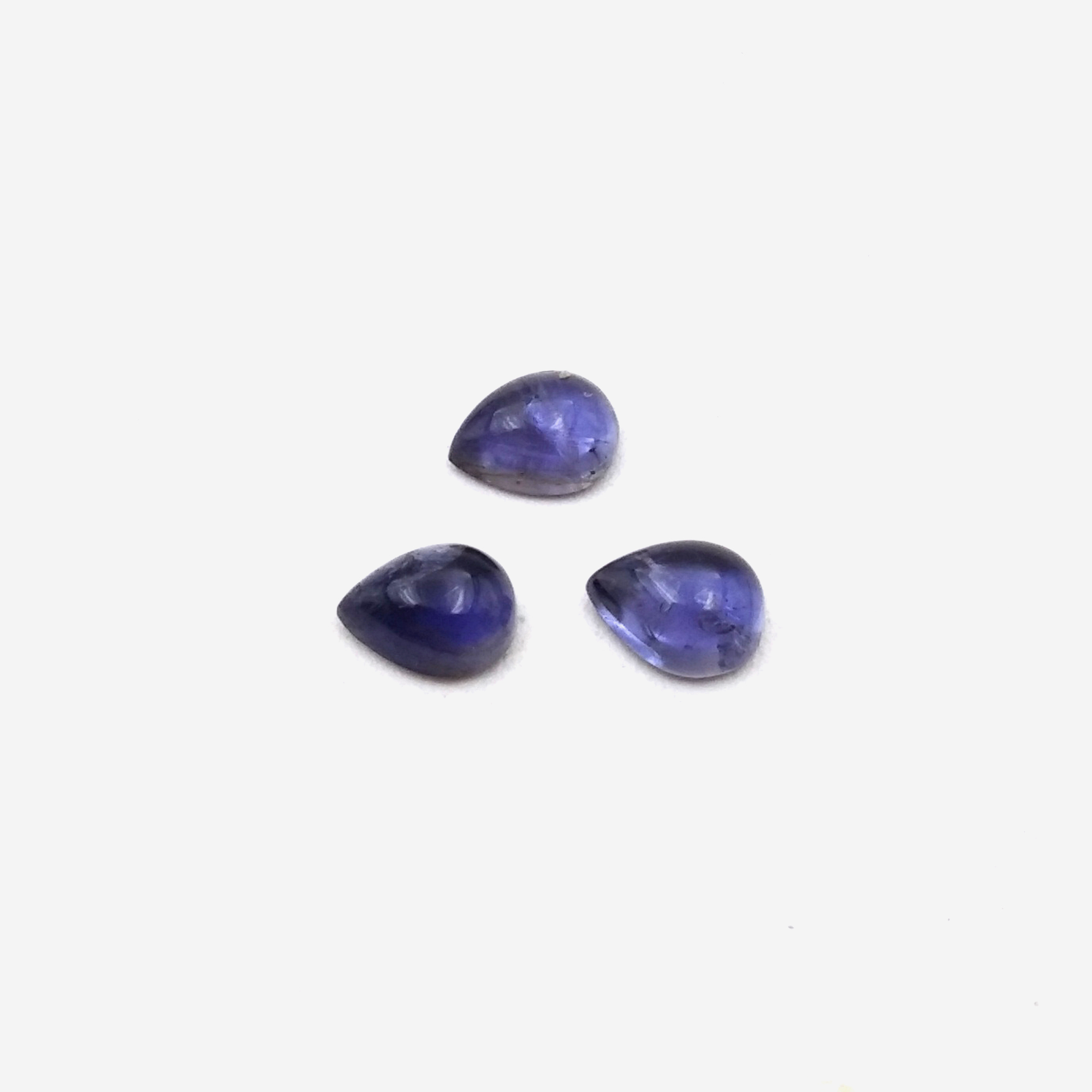 Iolite Pear Cabochon   