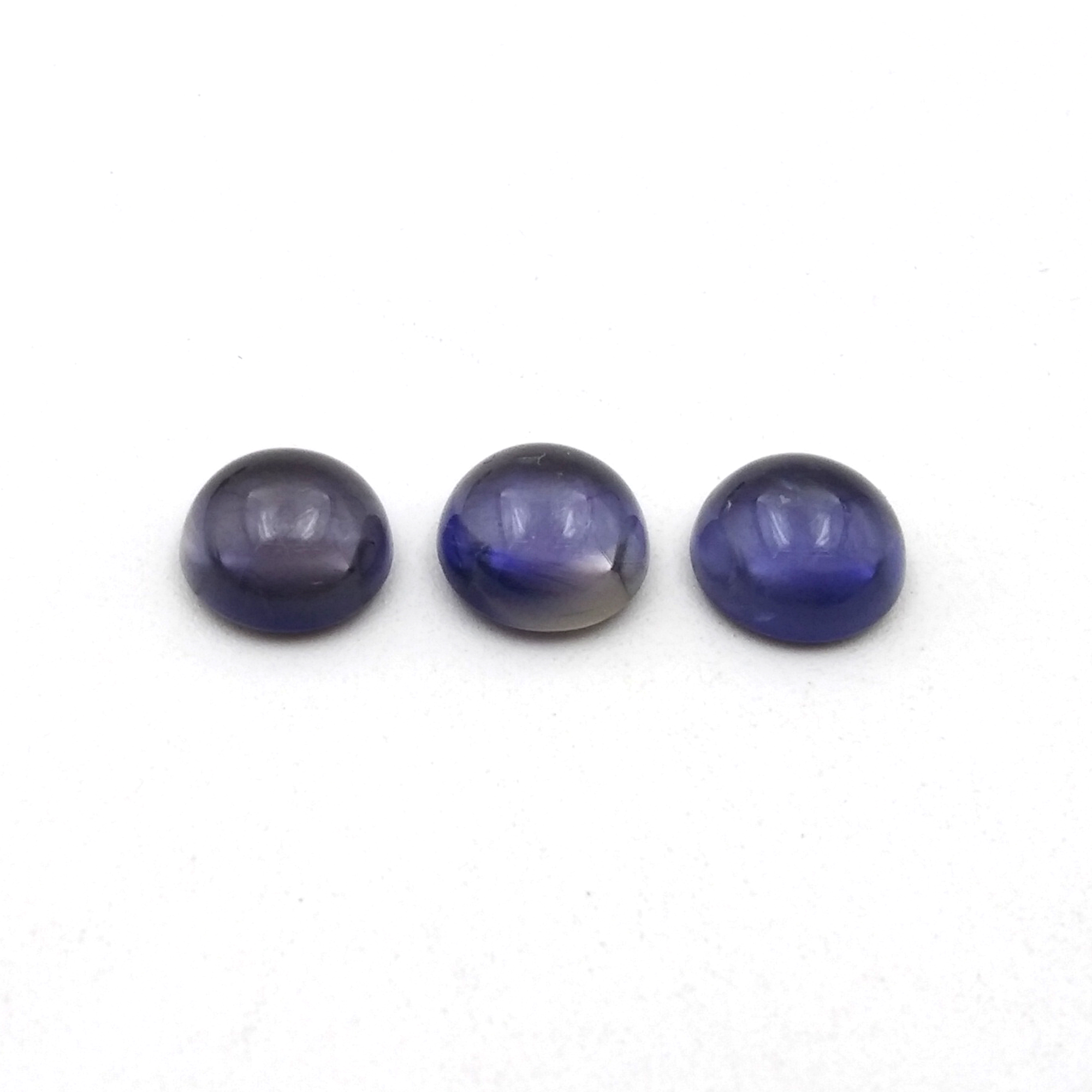 Iolite Round Cabochon   