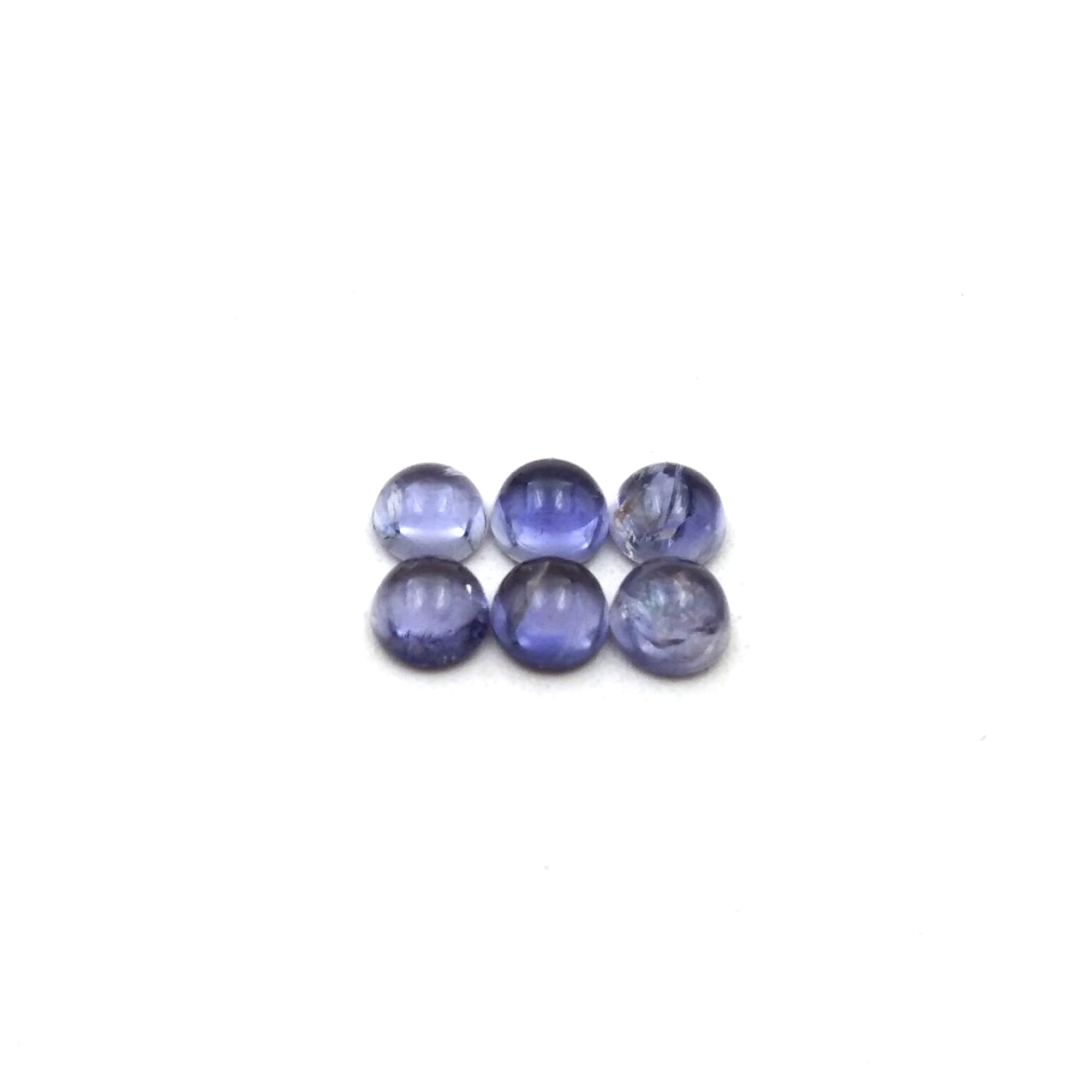 Iolite Round Cabochon   