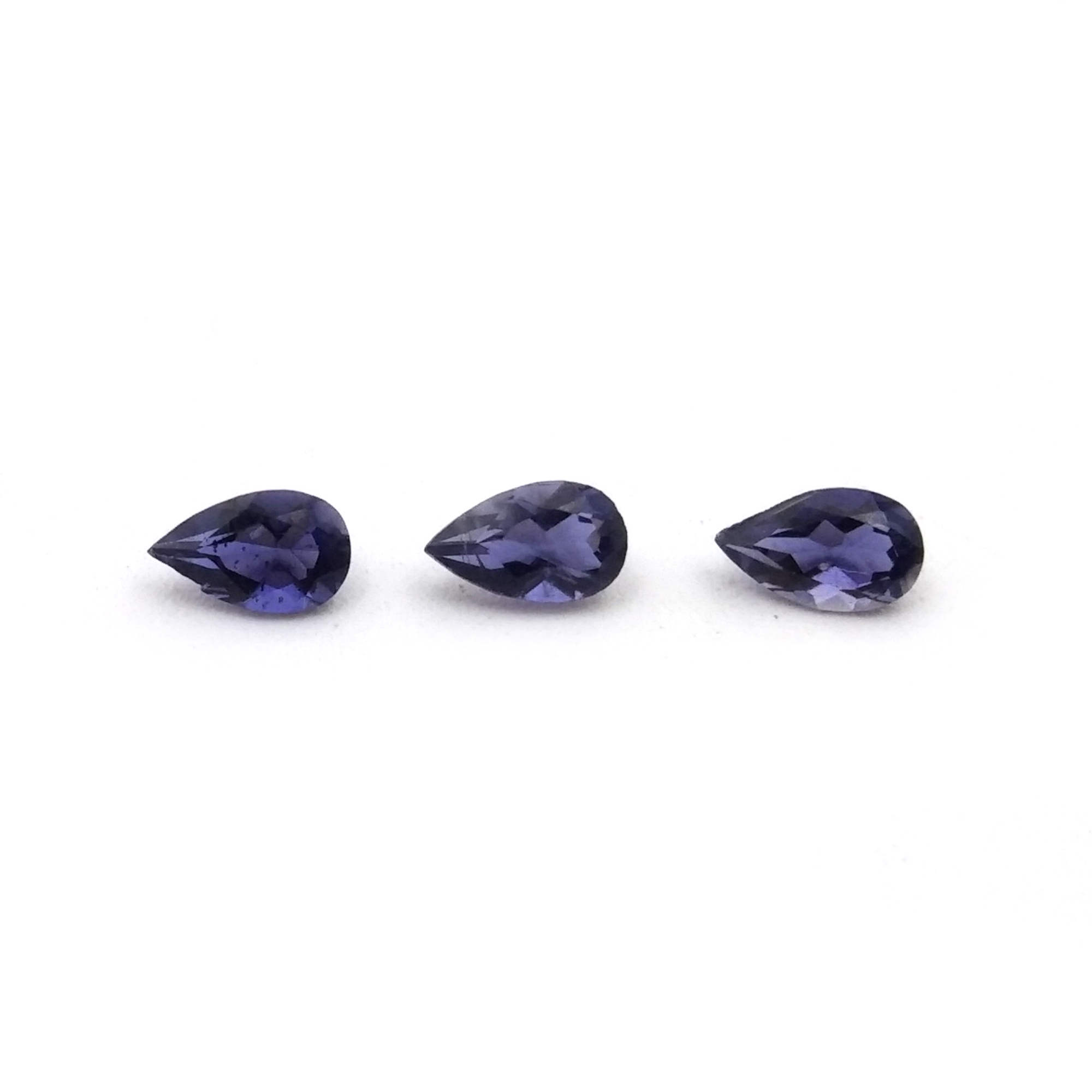 Iolite Pear Cut