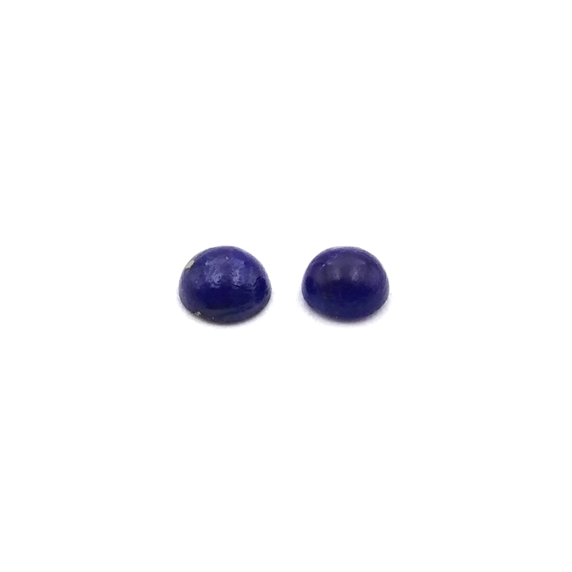 Lapis Round Cabochon   