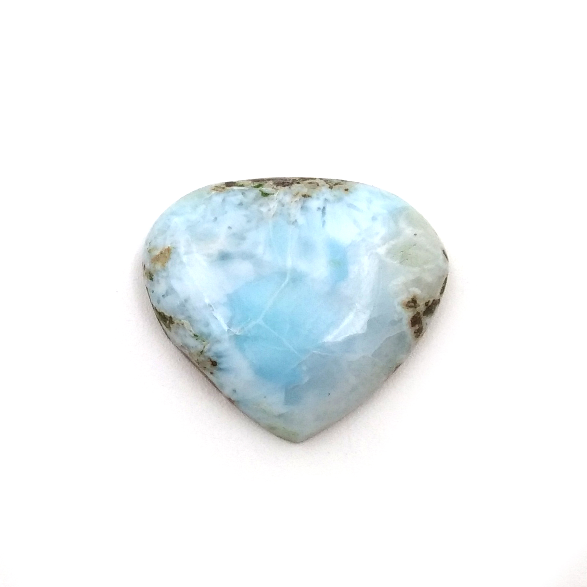 Larimar Heart Shape Cabochon   