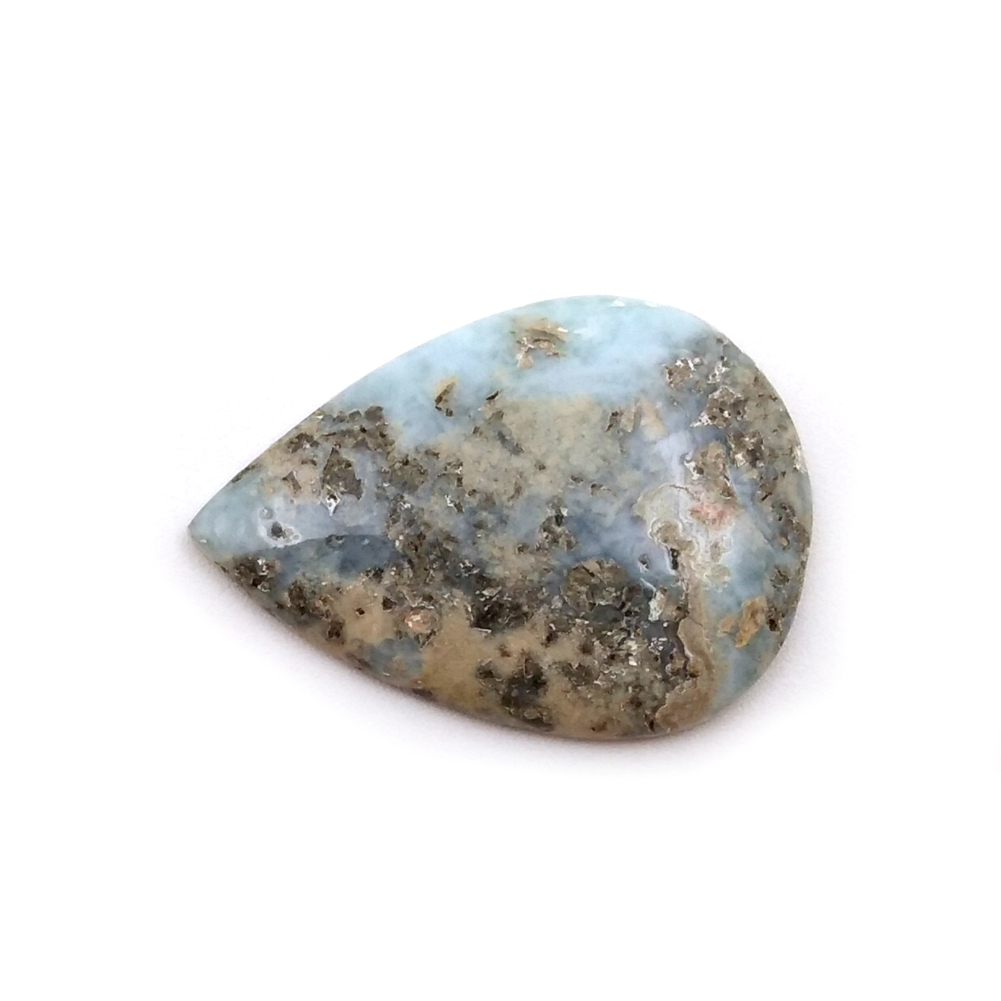 Larimar Pear Cabochon   