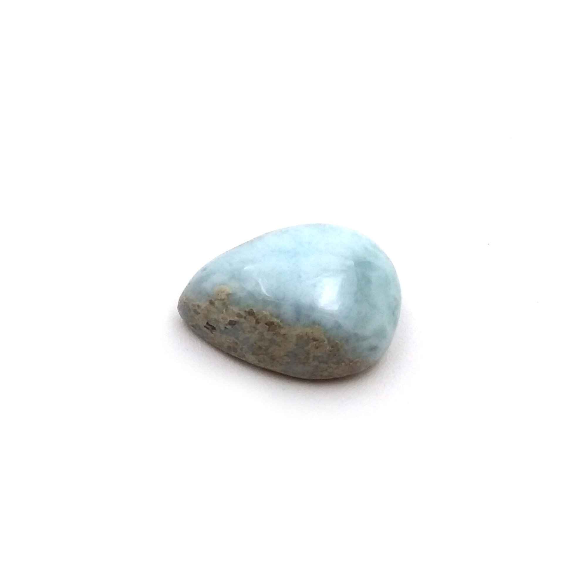 Larimar Pear Cabochon   