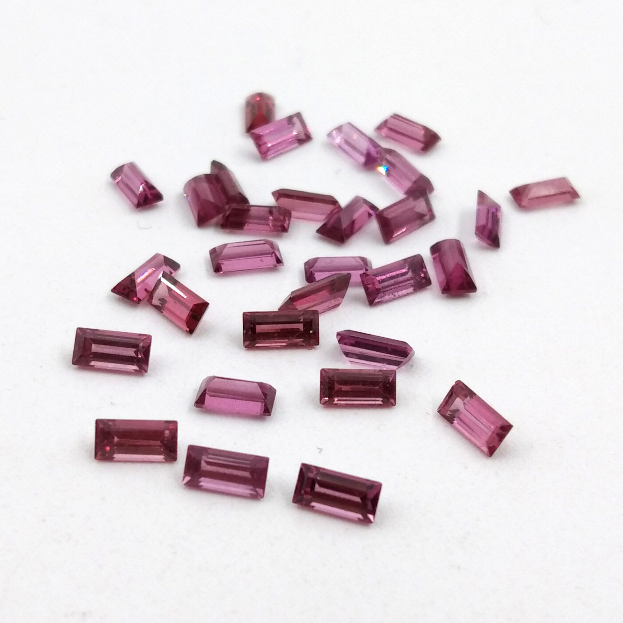 Rhodolite Octagon Cut