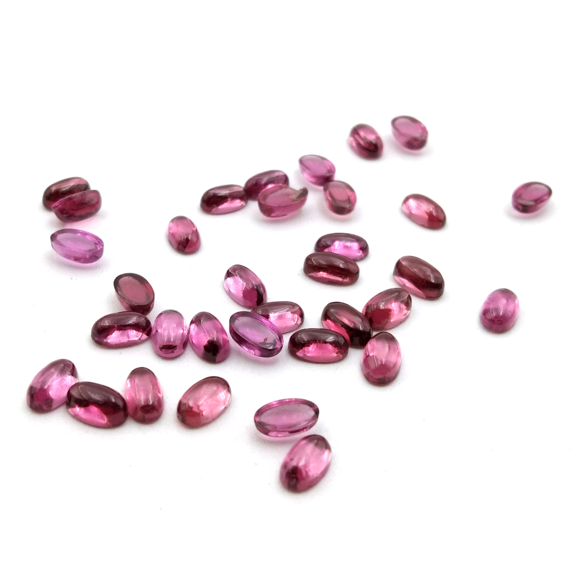 Rhodolite Oval Cabochon   