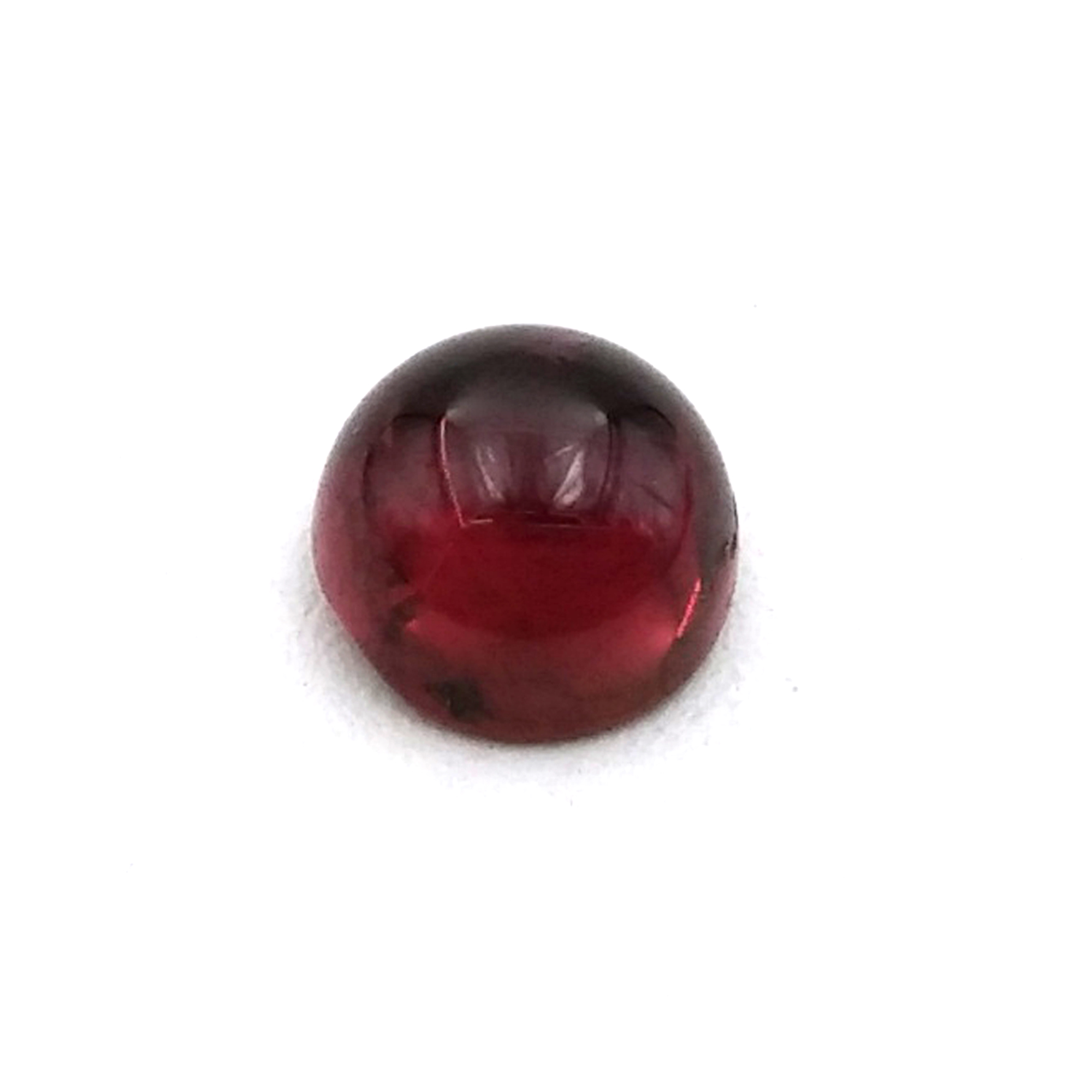 Rhodolite Round Cabochon   