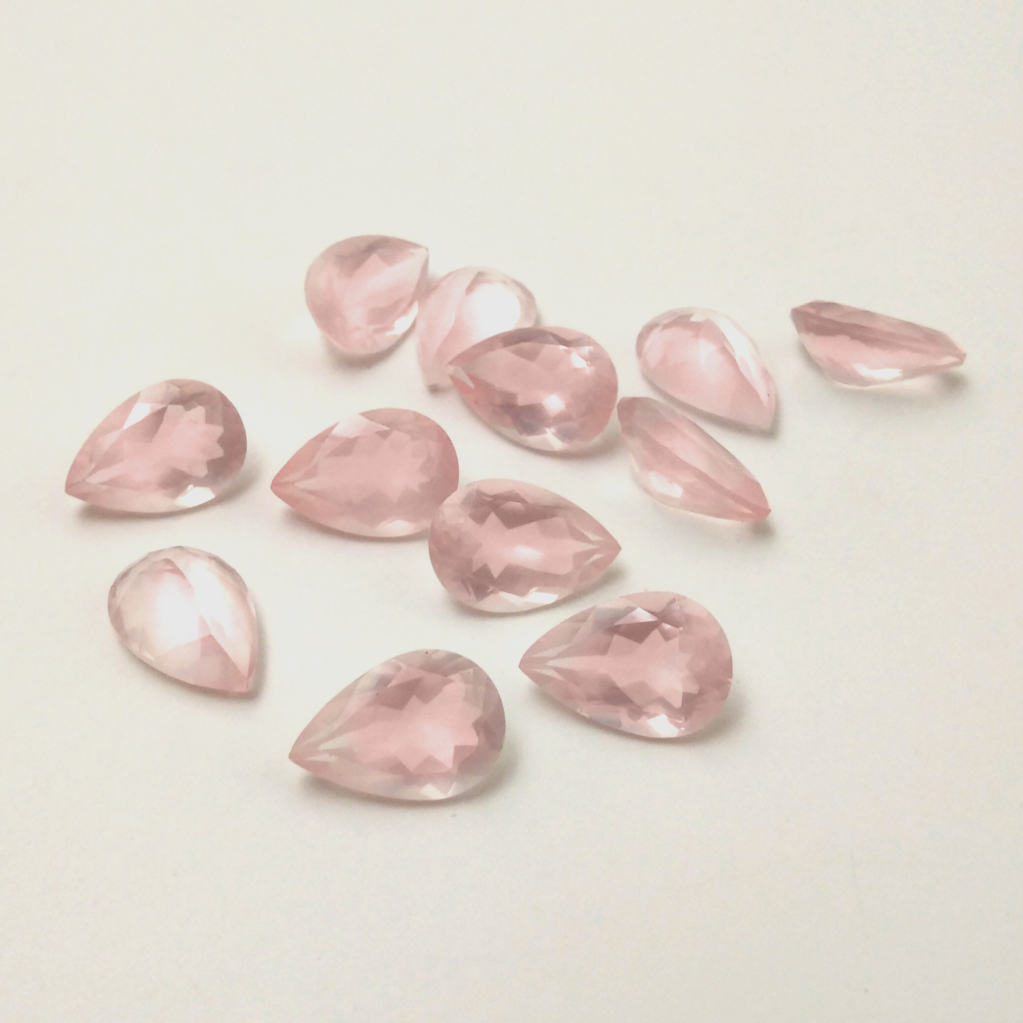 Rose Quartz Pear Cut