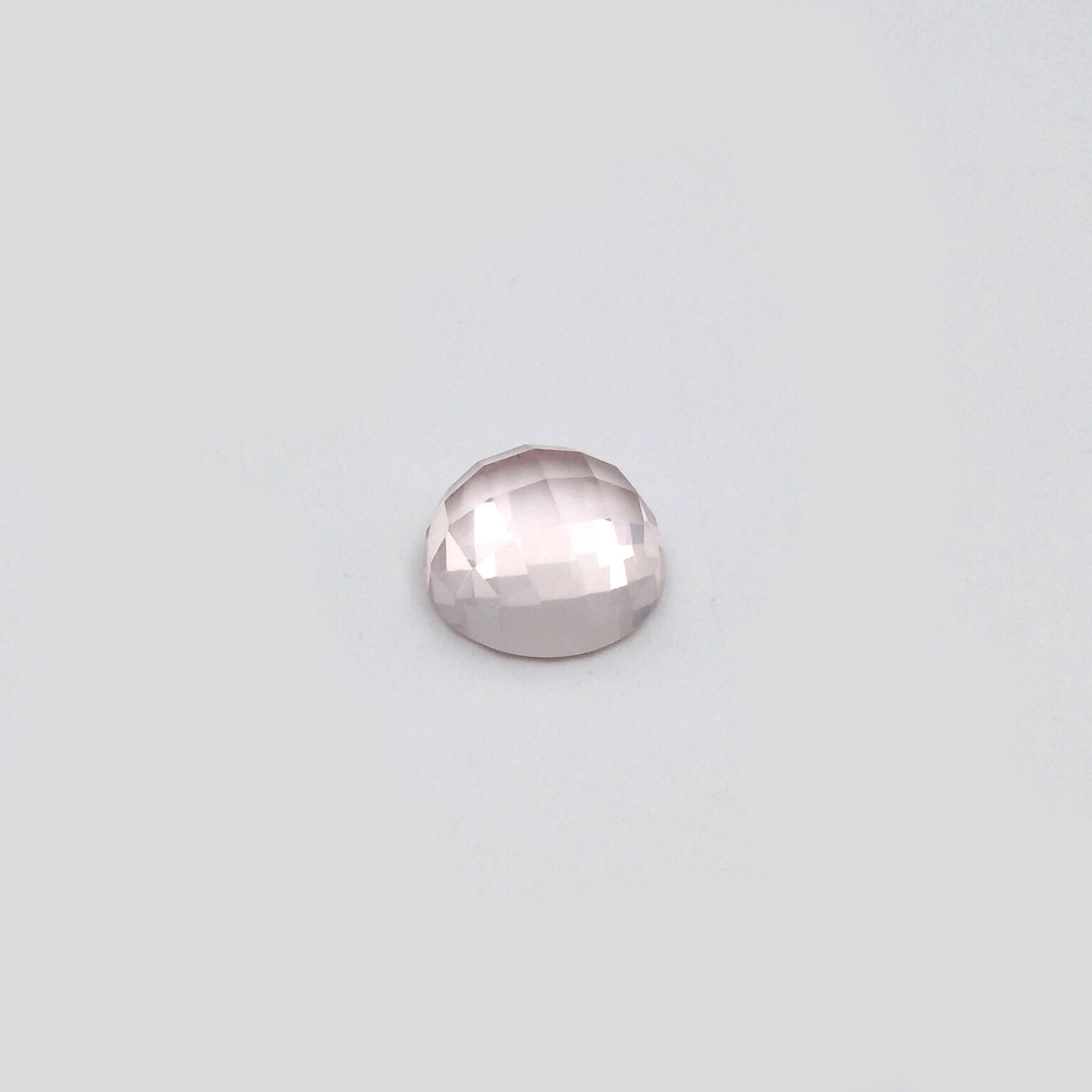 Rose Quartz Round Rose Cut