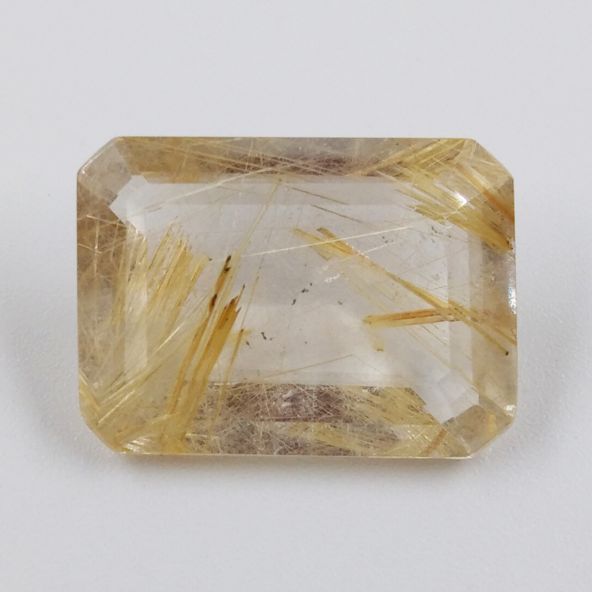 Golden Rutile Octagon cut