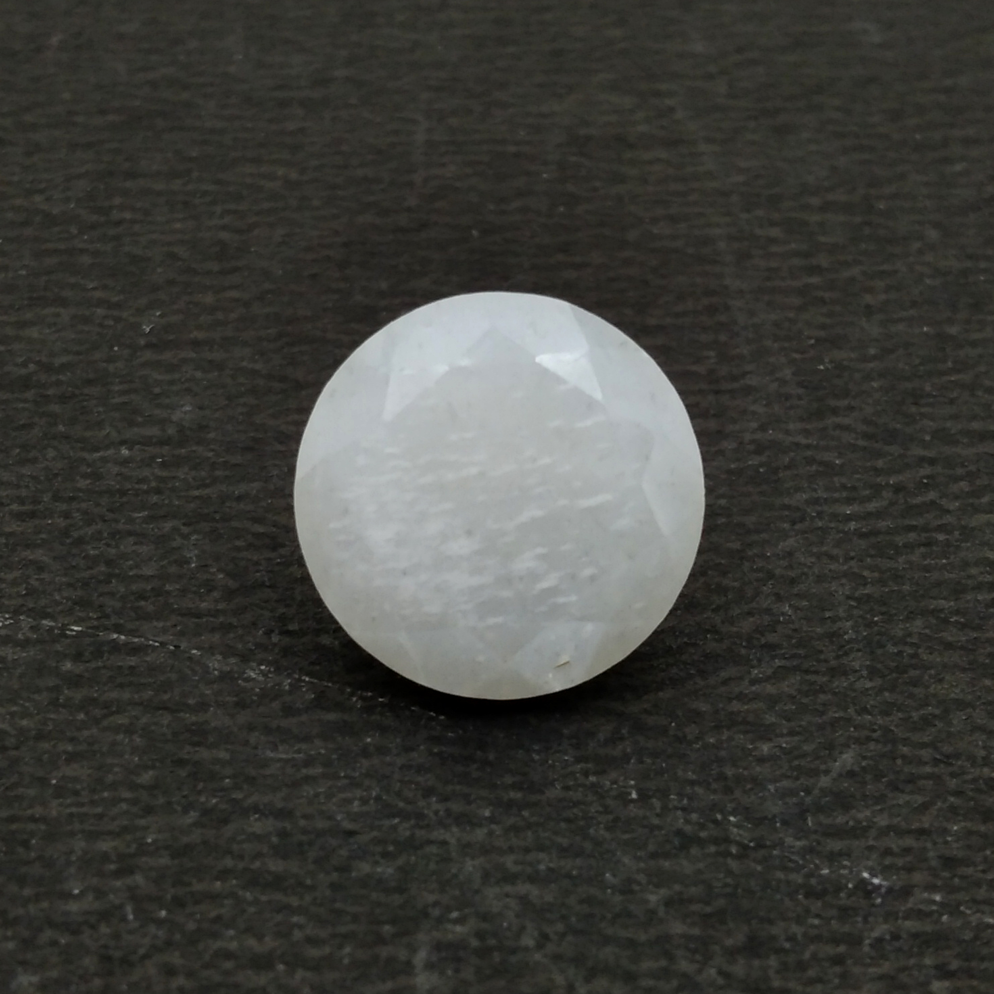 White Moonstone Round Cut