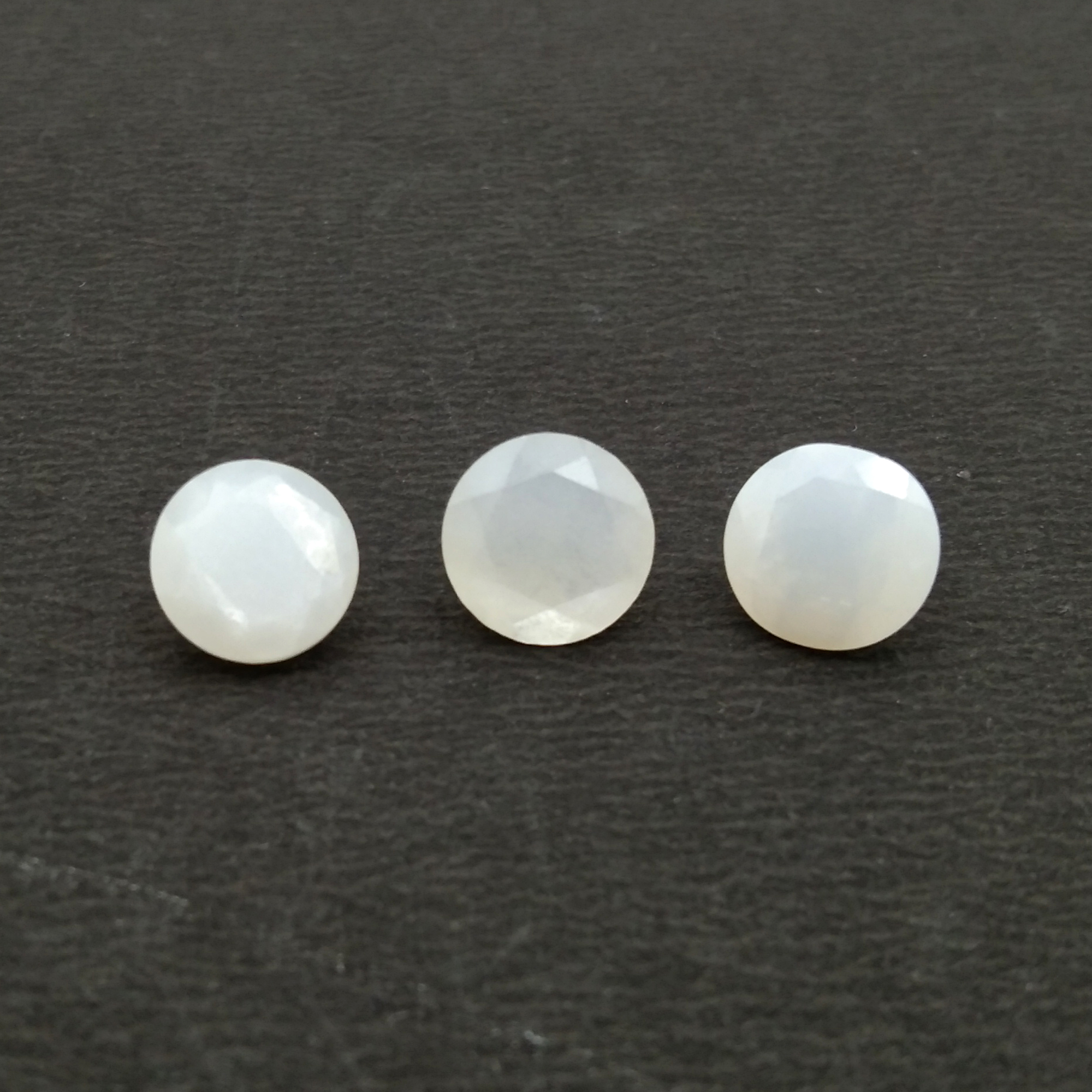 White Moonstone Round Cut