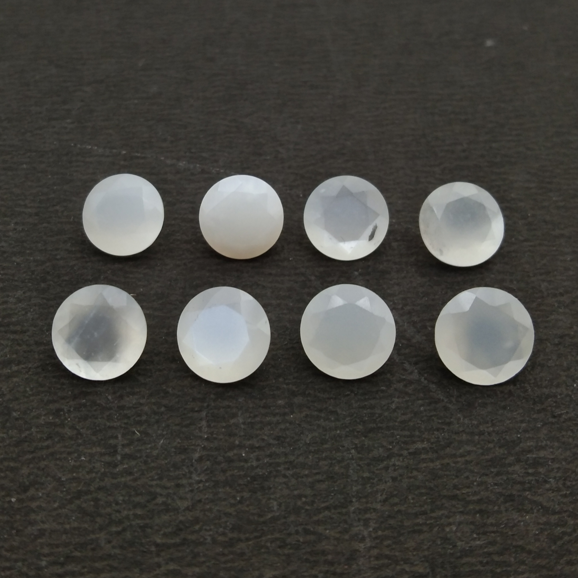 White Moonstone Round Cut