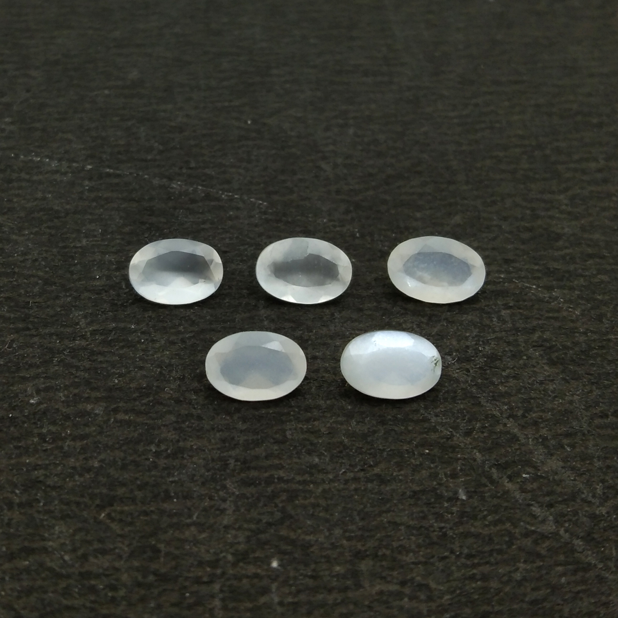 White Moonstone Oval Cut