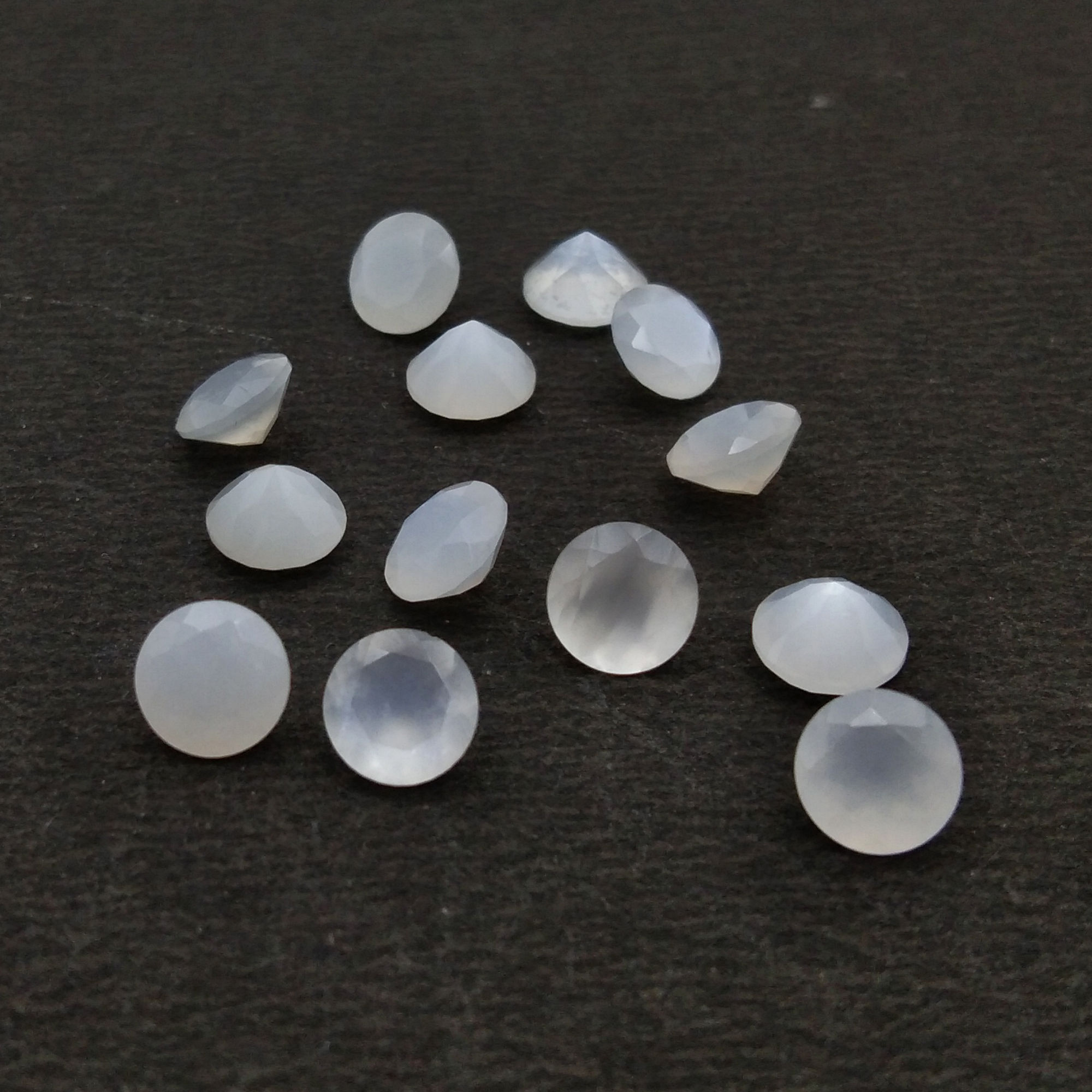 White Moonstone Round Cut