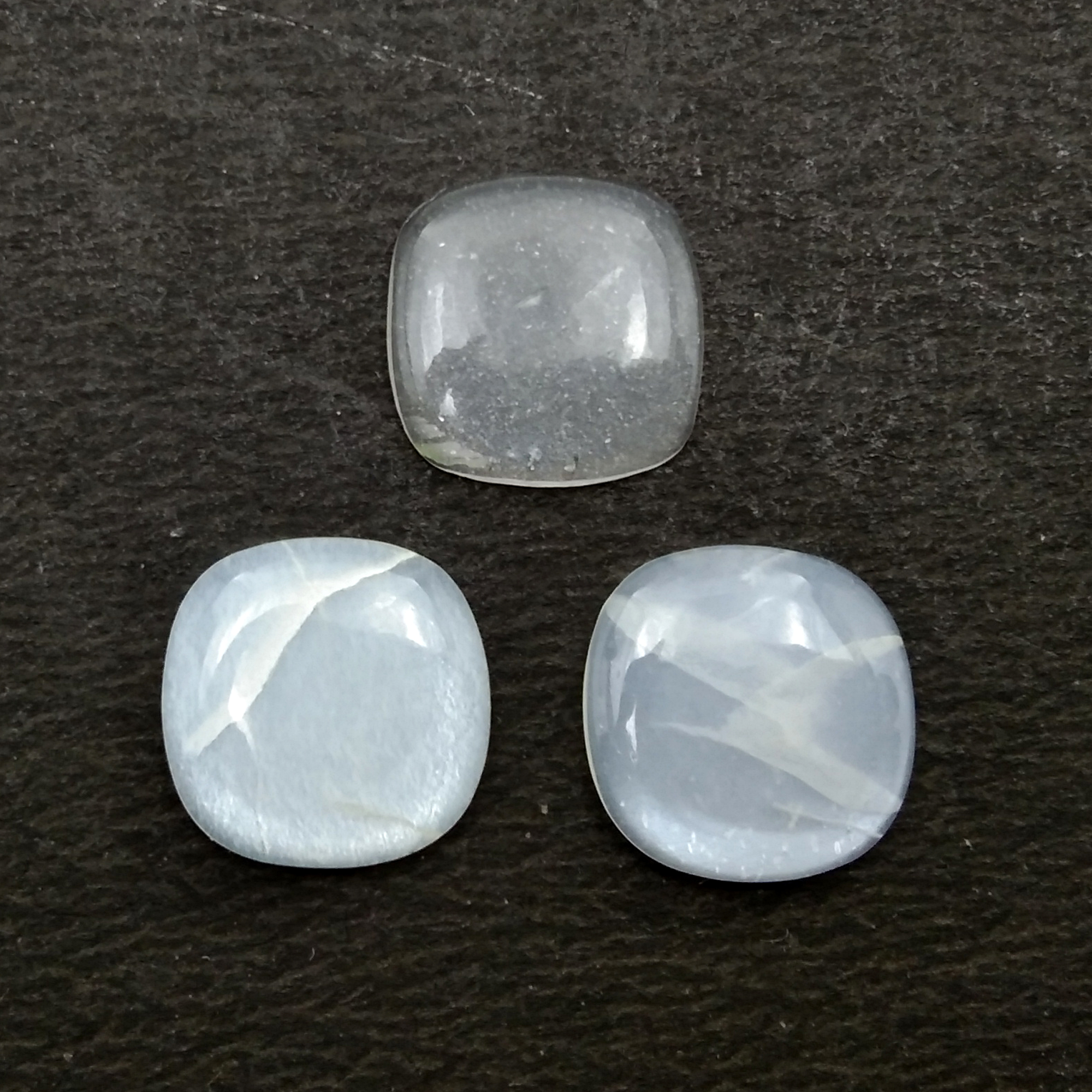 White Moonstone Cushion Cabochon   