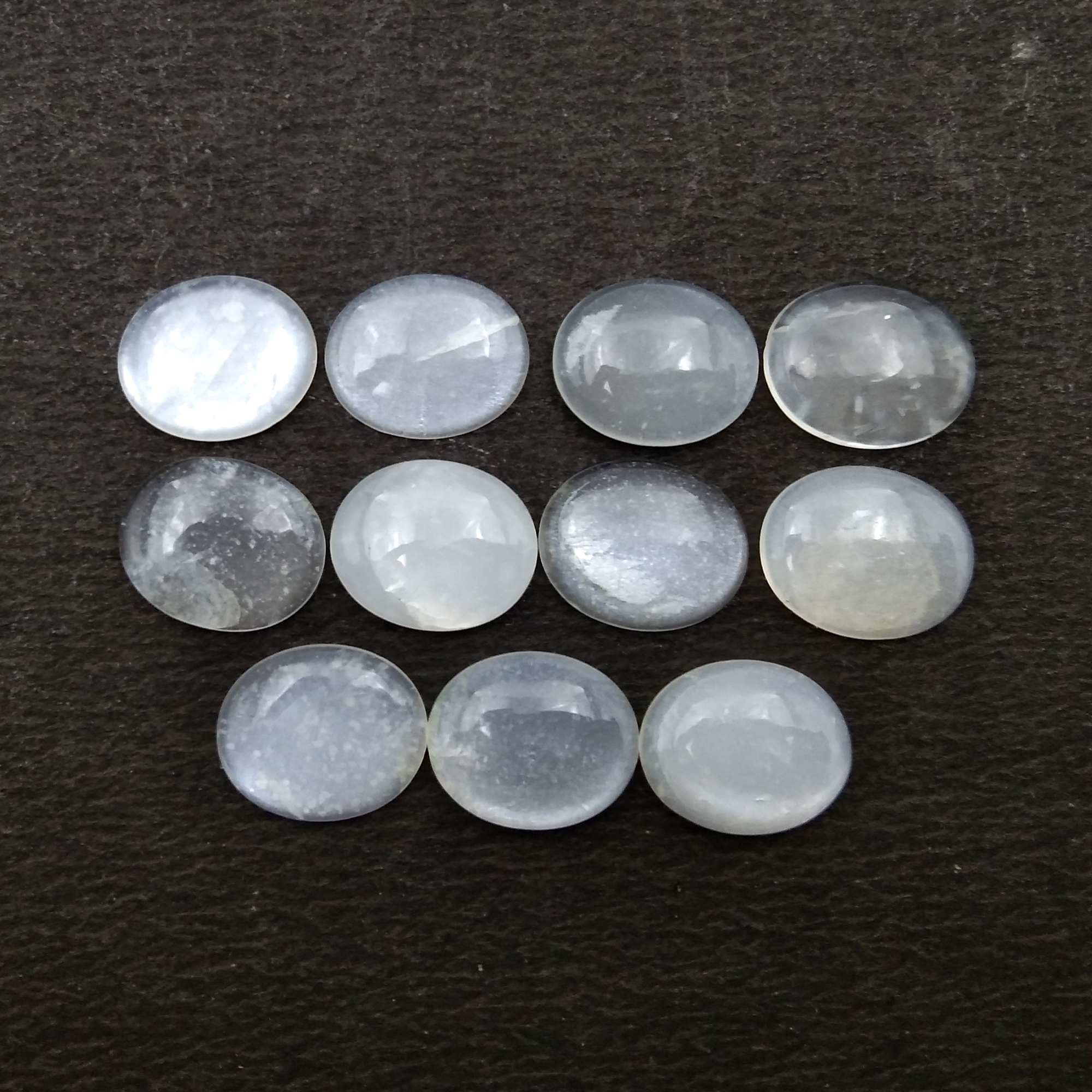 White Moonstone Oval Cabochon   