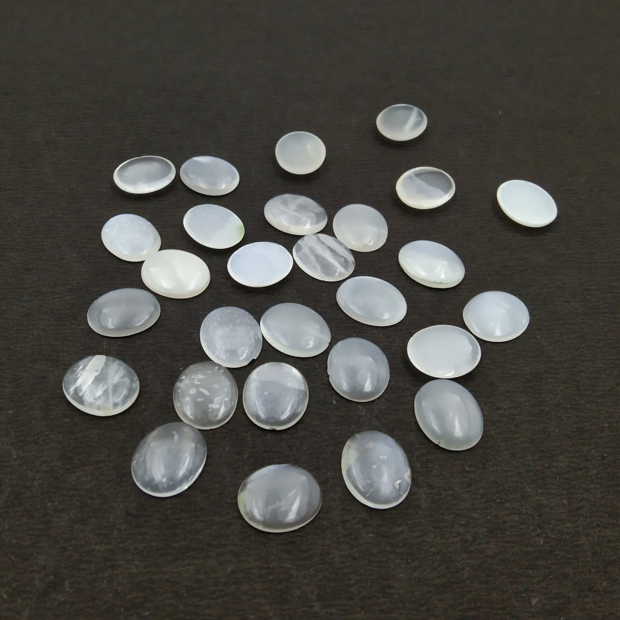 White Moonstone Oval Cabochon   