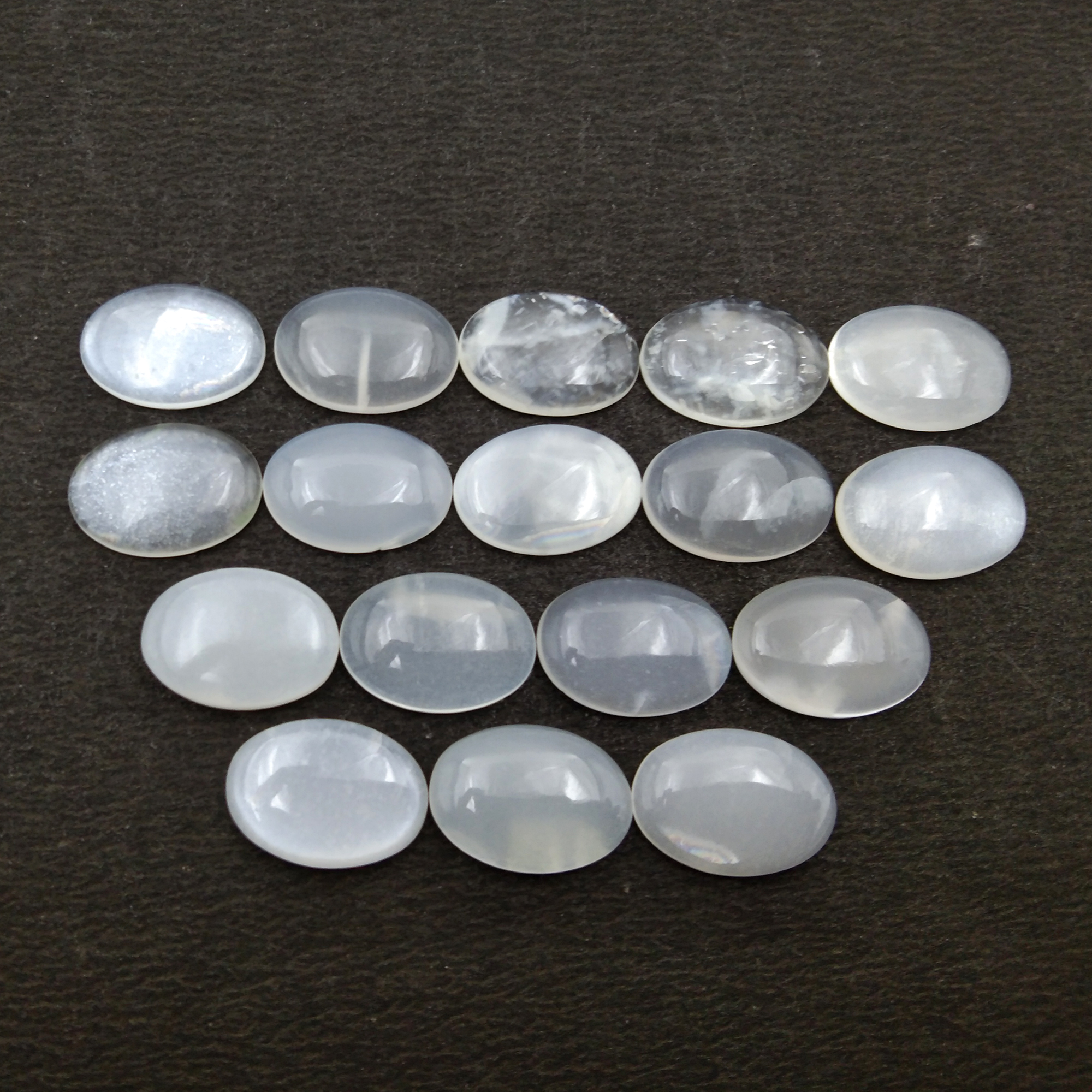 White Moonstone Oval Cabochon   